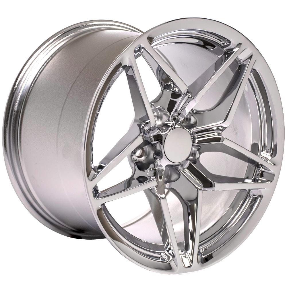 17" Replica CV31 fits Chevrolet Corvette C7 ZR1 17x11 Chrome-SR1 Performance