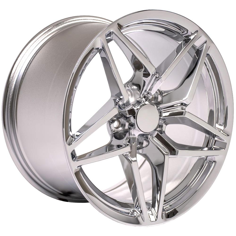 18" Replica CV31 fits Chevrolet Corvette C7 ZR1 18x10.5 Chrome-SR1 Performance