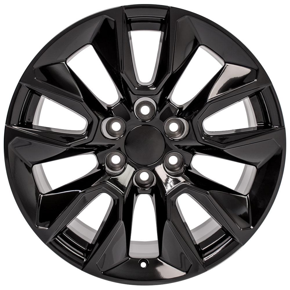 20" Replica CV32 fits Chevrolet Silverado 20x9 Black-SR1 Performance