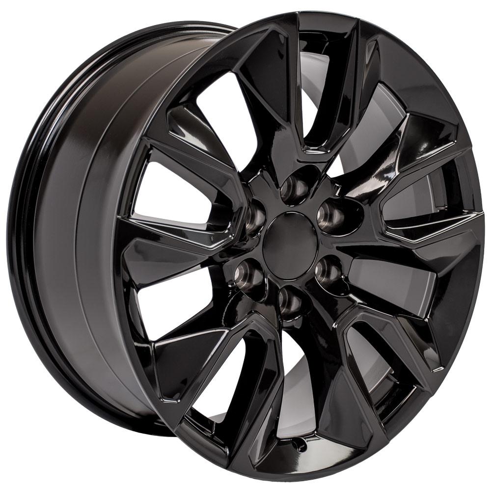 20" Replica CV32 fits Chevrolet Silverado 20x9 Black-SR1 Performance