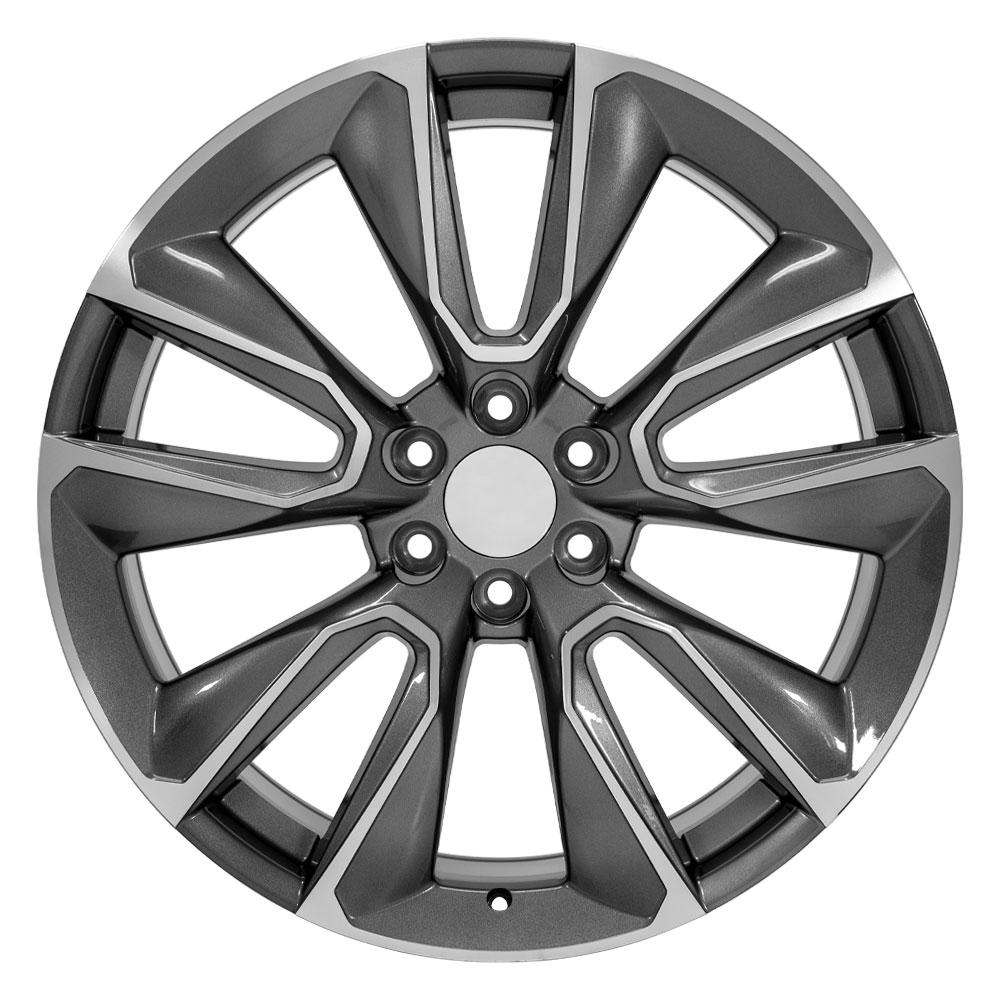 24" Replica CV32 fits Chevrolet Silverado 1500 24x10 Gunmetal-SR1 Performance
