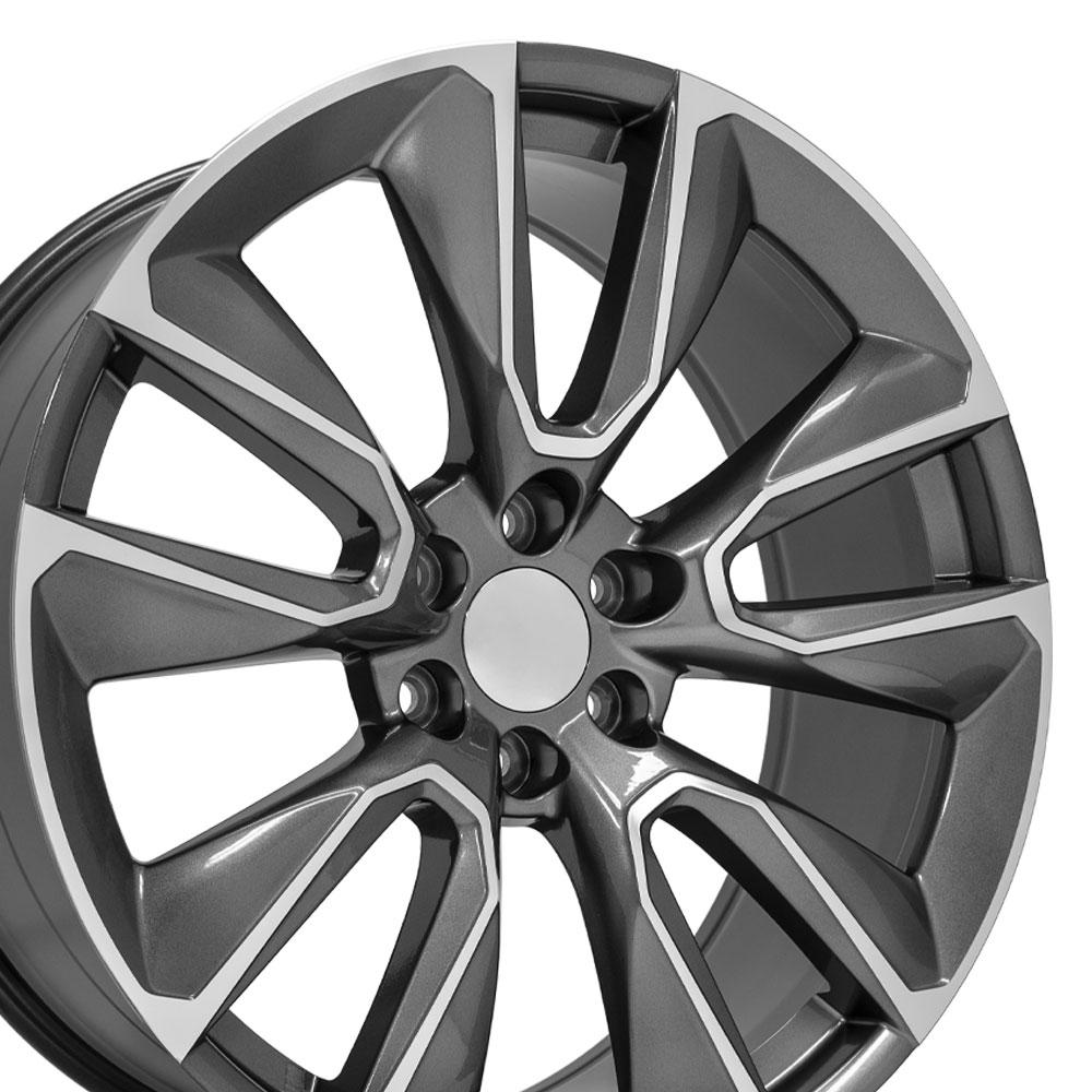 24" Replica CV32 fits Chevrolet Silverado 1500 24x10 Gunmetal-SR1 Performance