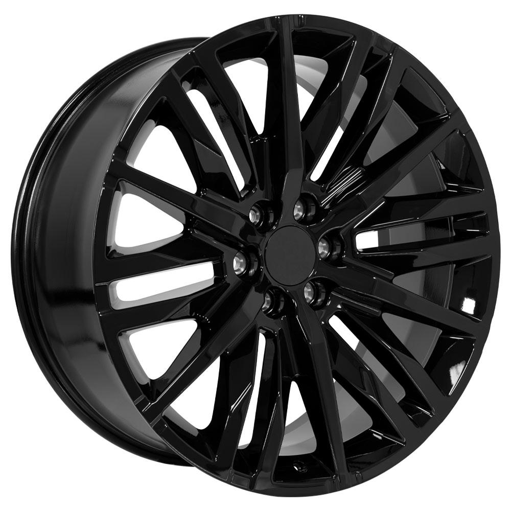 24" Replica CV33 fits GMC Sierra 1500 24x10 Gloss Black-SR1 Performance