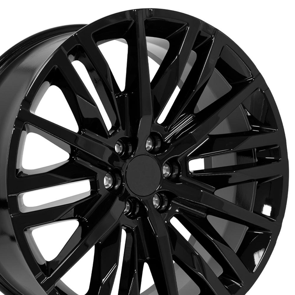 24" Replica CV33 fits GMC Sierra 1500 24x10 Gloss Black-SR1 Performance