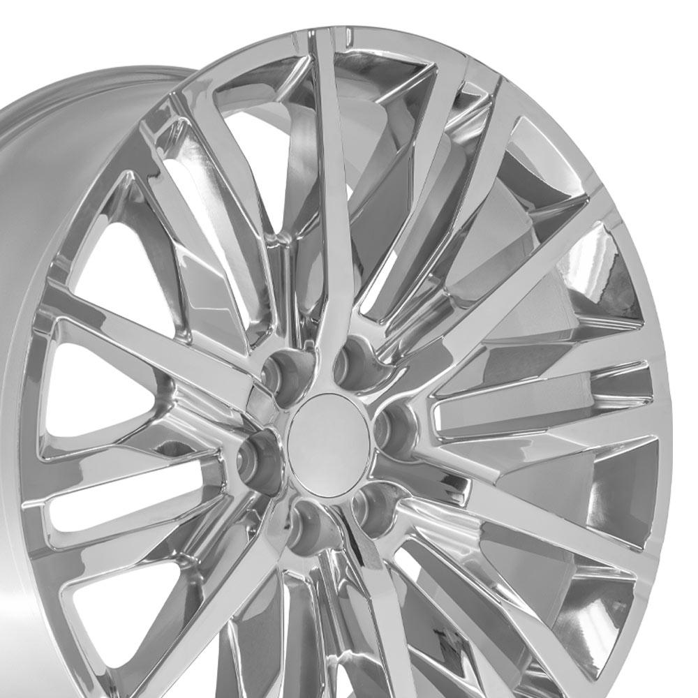 24" Replica CV33 fits GMC Sierra 1500 24x10 Chrome-SR1 Performance