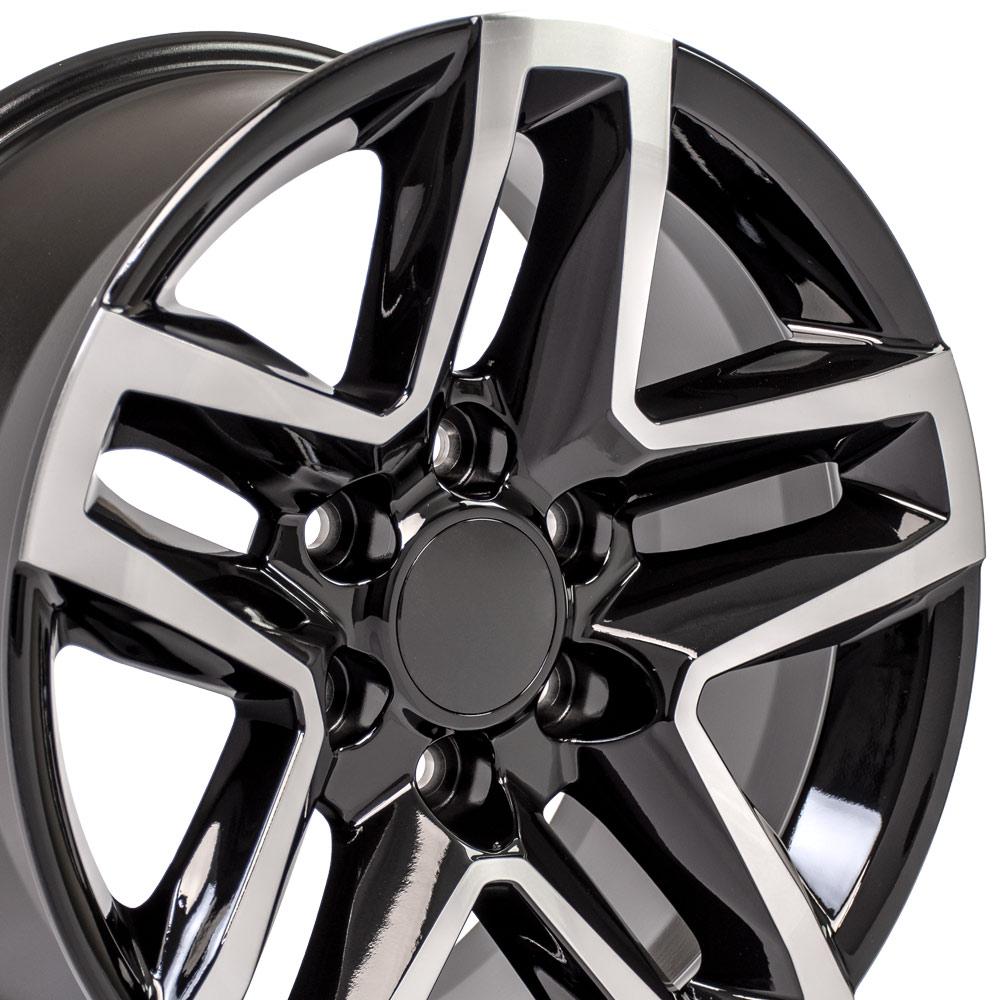 18" Replica CV34B fits Chevrolet Silverado 18x8.5 Machined-SR1 Performance