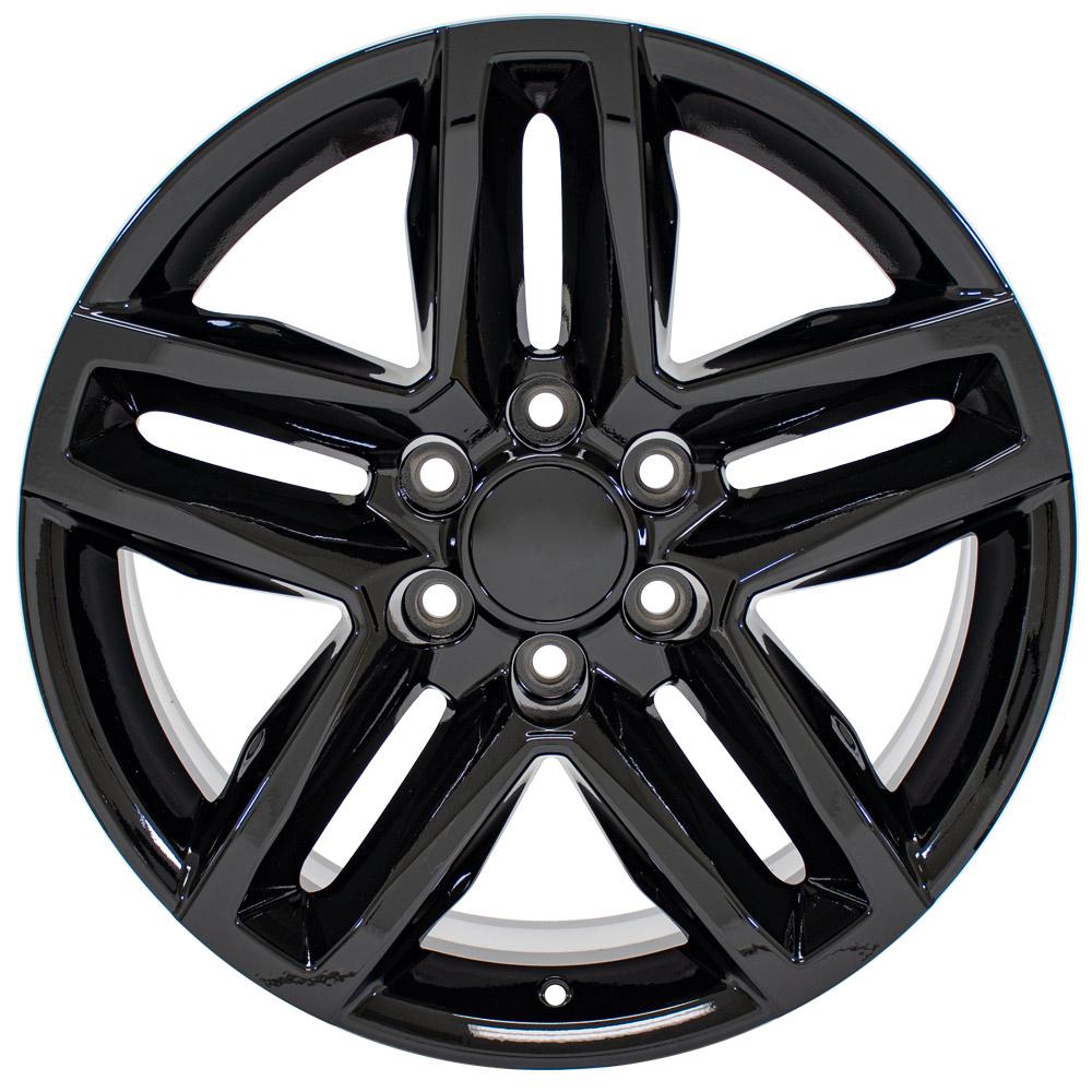 20" Replica CV34B fits Chevrolet Silverado 1500 20x9 Gloss Black-SR1 Performance