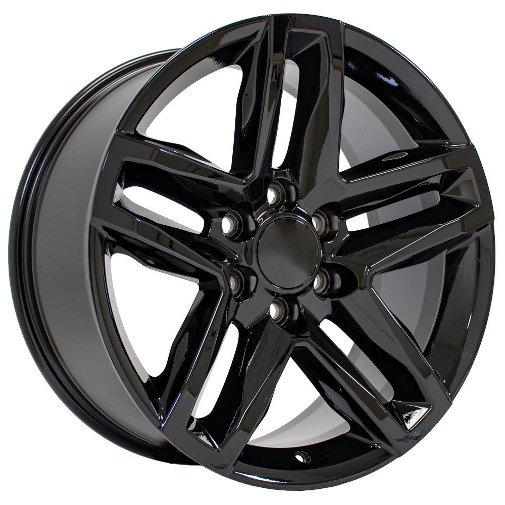 20" Replica CV34B fits Chevrolet Silverado 1500 20x9 Gloss Black-SR1 Performance