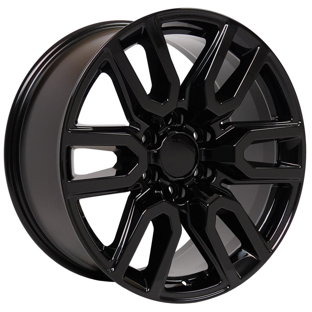 20" Replica CV36 fits GMC Sierra 20x9 Black-SR1 Performance