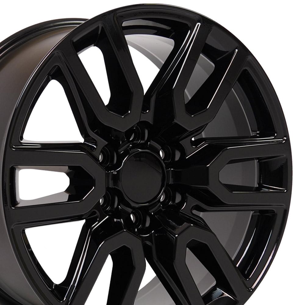 20" Replica CV36 fits GMC Sierra 20x9 Black-SR1 Performance
