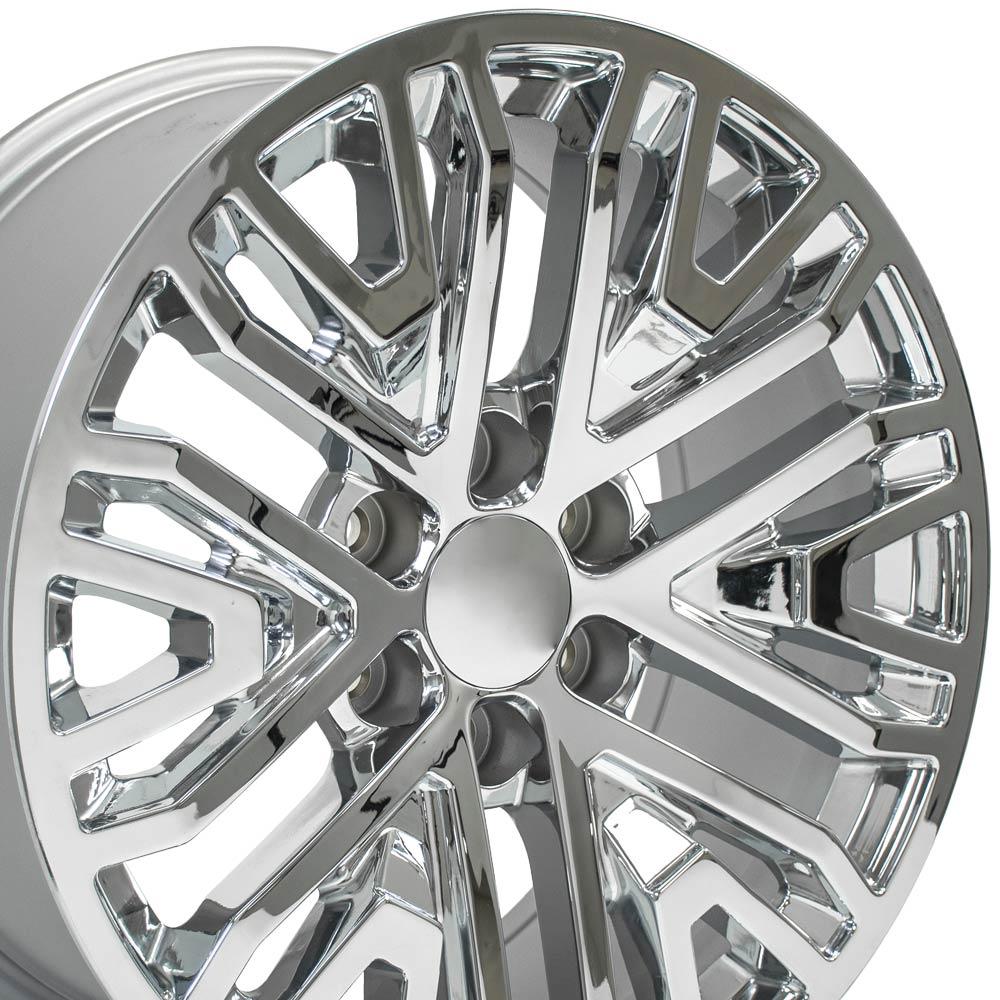 20" Replica CV37 fits GMC Sierra 1500 20x9 Chrome-SR1 Performance