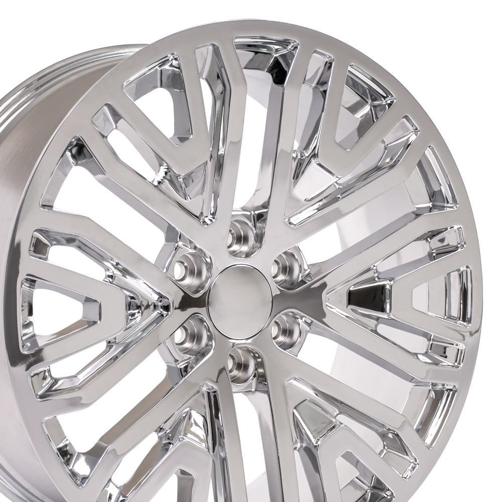 22" Replica CV37 fits GMC Sierra 22x9 Chrome-SR1 Performance