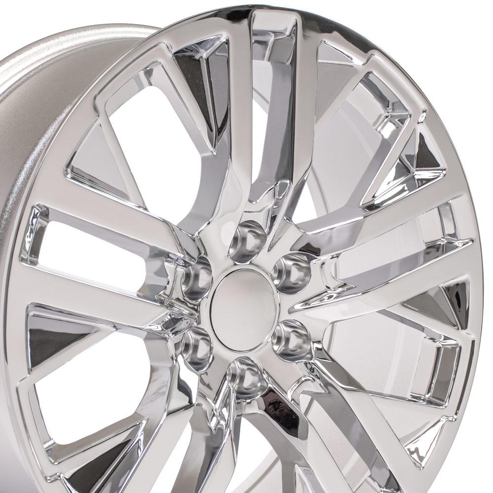 22" Replica CV38 fits GMC Sierra 22x9 Chrome-SR1 Performance