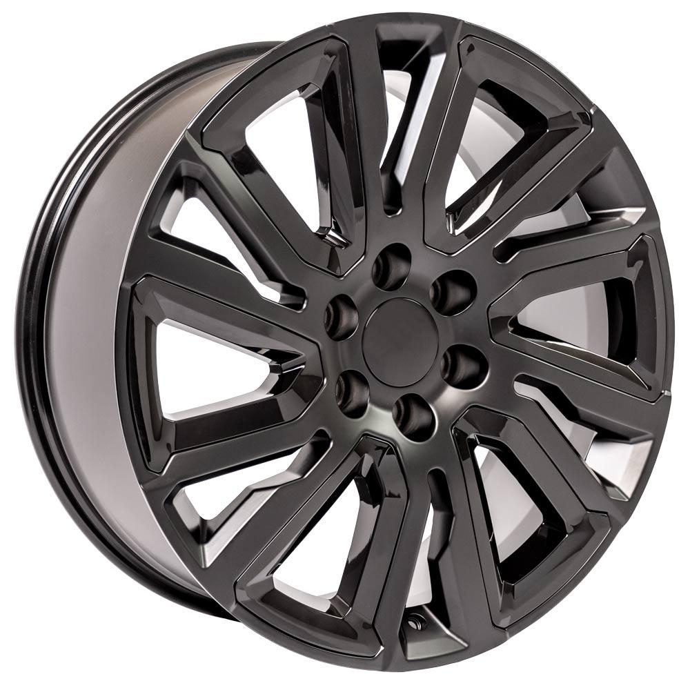22" Replica CV39 fits GMC Sierra 22x9 Satin w/Black-SR1 Performance