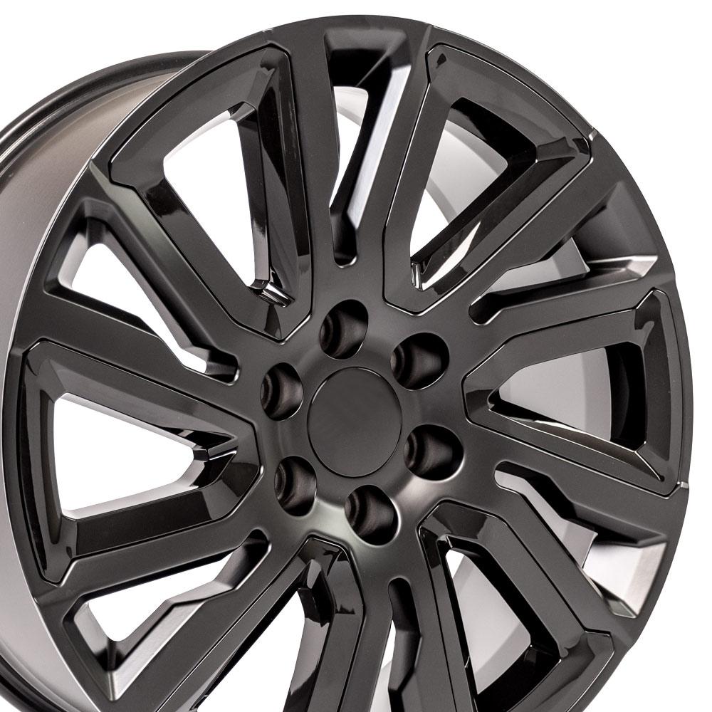 22" Replica CV39 fits GMC Sierra 22x9 Satin w/Black-SR1 Performance