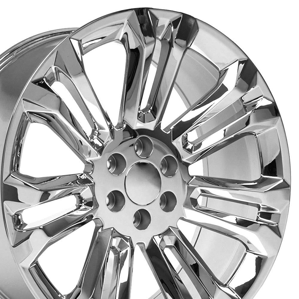 24" Replica CV43 fits Chevrolet Silverado 24x10 Chrome-SR1 Performance