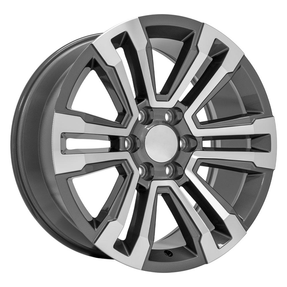 20" Replica CV44 fits GMC Yukon Denali 20x9 Gunmetal Machined-SR1 Performance