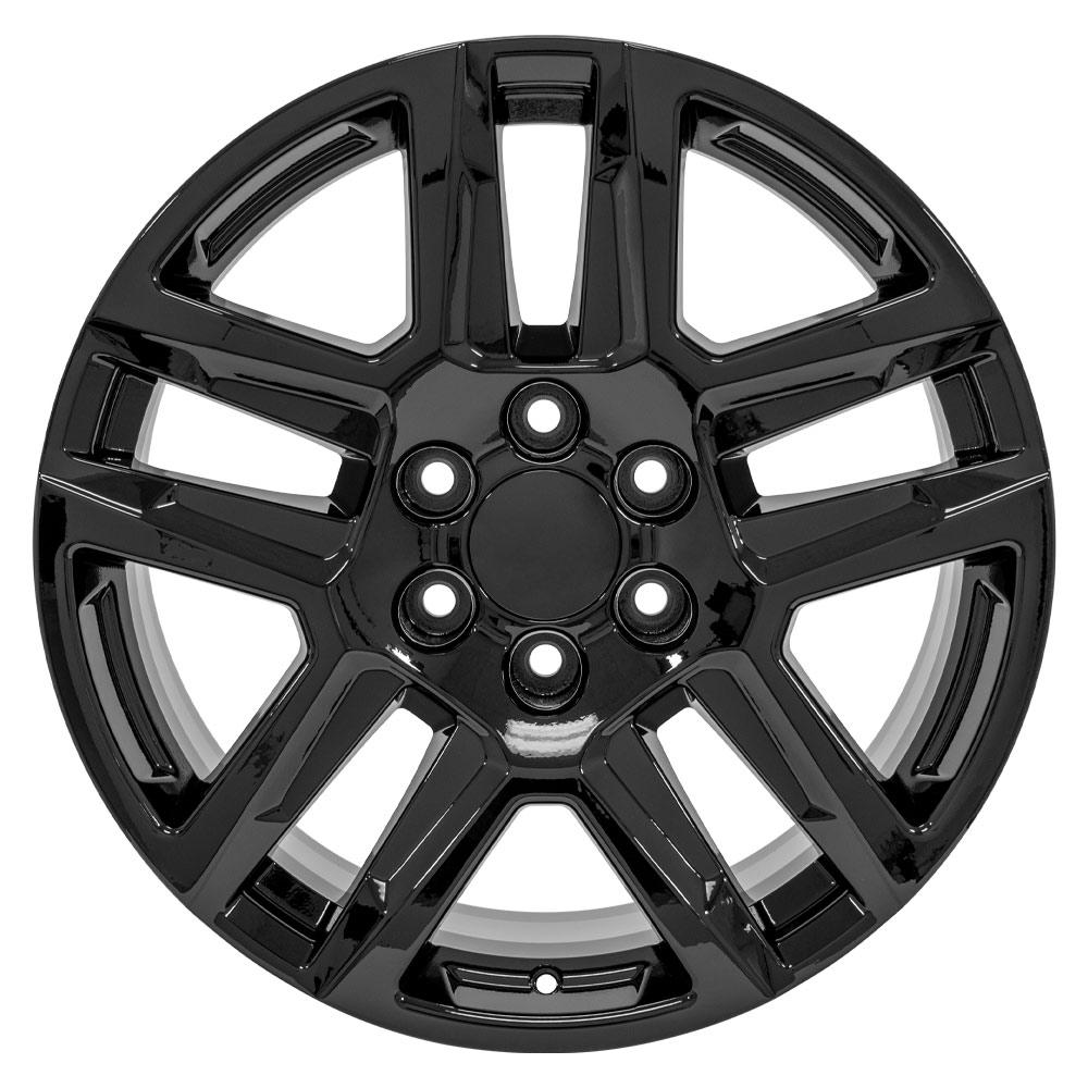 20" Replica CV63 fits Chevrolet Silverado 1500 20x9 Gloss Black-SR1 Performance