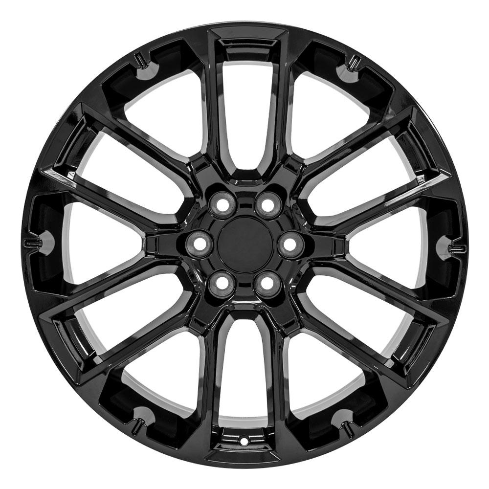 24" Replica CV67 fits Chevrolet Suburban 1500 24x10 Gloss Black-SR1 Performance