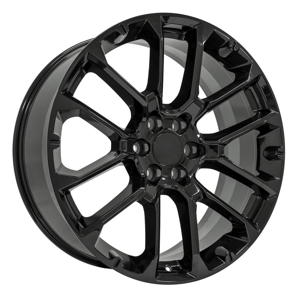 24" Replica CV67 fits Chevrolet Suburban 1500 24x10 Gloss Black-SR1 Performance