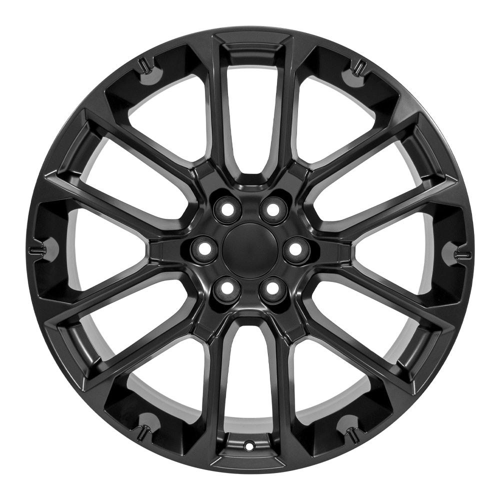 24" Replica CV67 fits Chevrolet Suburban 1500 24x10 Satin Black-SR1 Performance