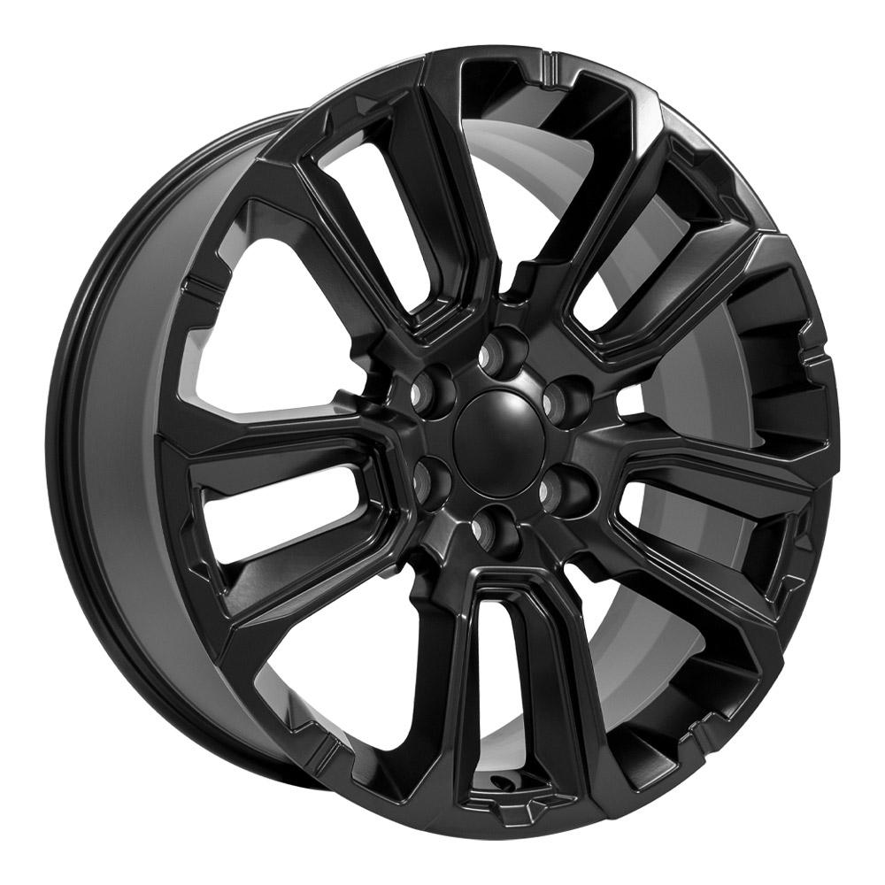 22" Replica CV68 fits Chevrolet Suburban 1500 22x9 Satin Black-SR1 Performance