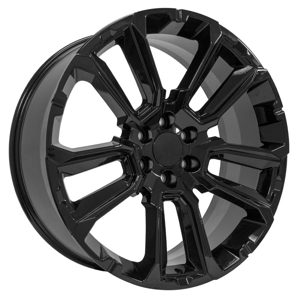 24" Replica CV68 fits Chevrolet Suburban 1500 24x10 Gloss Black-SR1 Performance