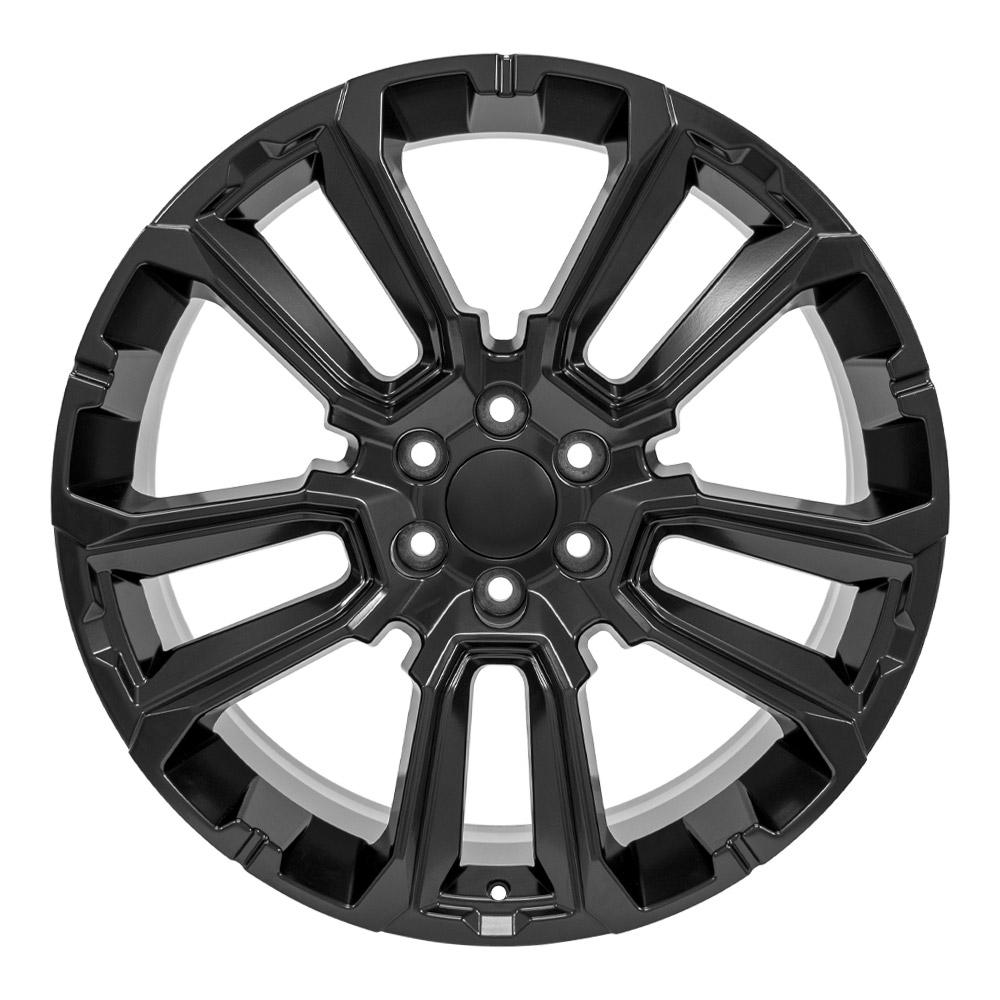 24" Replica CV68 fits Chevrolet Suburban 1500 24x10 Satin Black-SR1 Performance