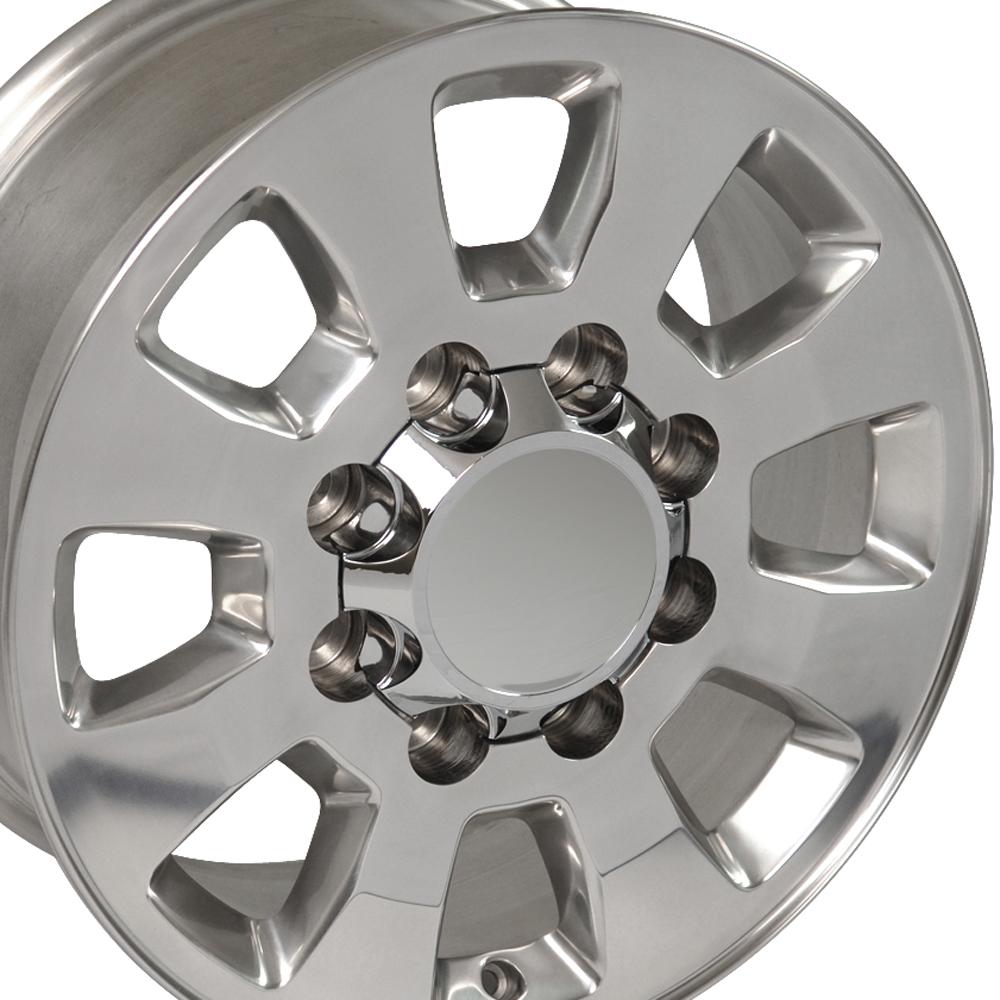 18" Replica CV75A fits GMC Sierra 18x8 Polished-SR1 Performance