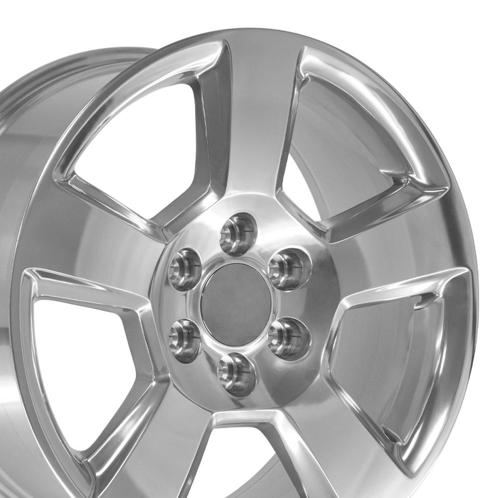 20" Replica CV76 fits Chevrolet Tahoe 20x9 Polished-SR1 Performance