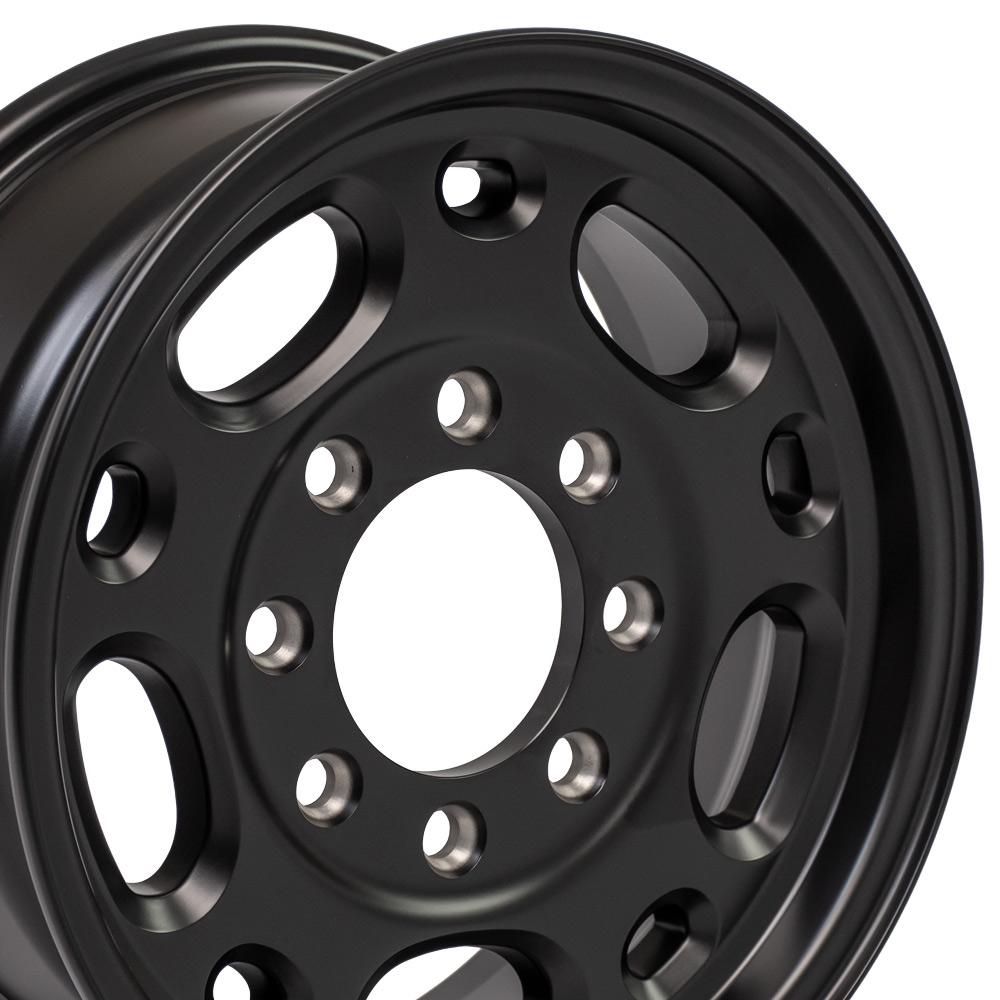 16" Replica CV82 fits Chevrolet 8 Lug Suburban 16x6.5 Black-SR1 Performance
