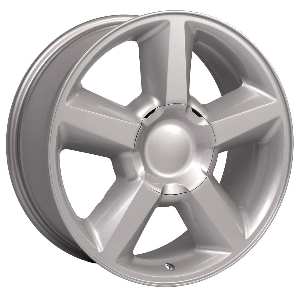20" Replica CV83 fits Chevrolet Tahoe 20x8.5 Silver-SR1 Performance