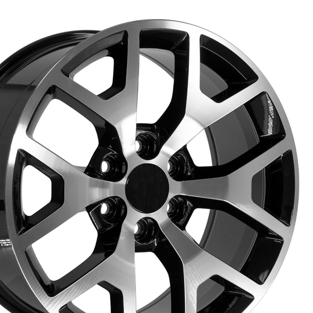 20" Replica CV92 fits GMC Sierra 20x9 Machined-SR1 Performance