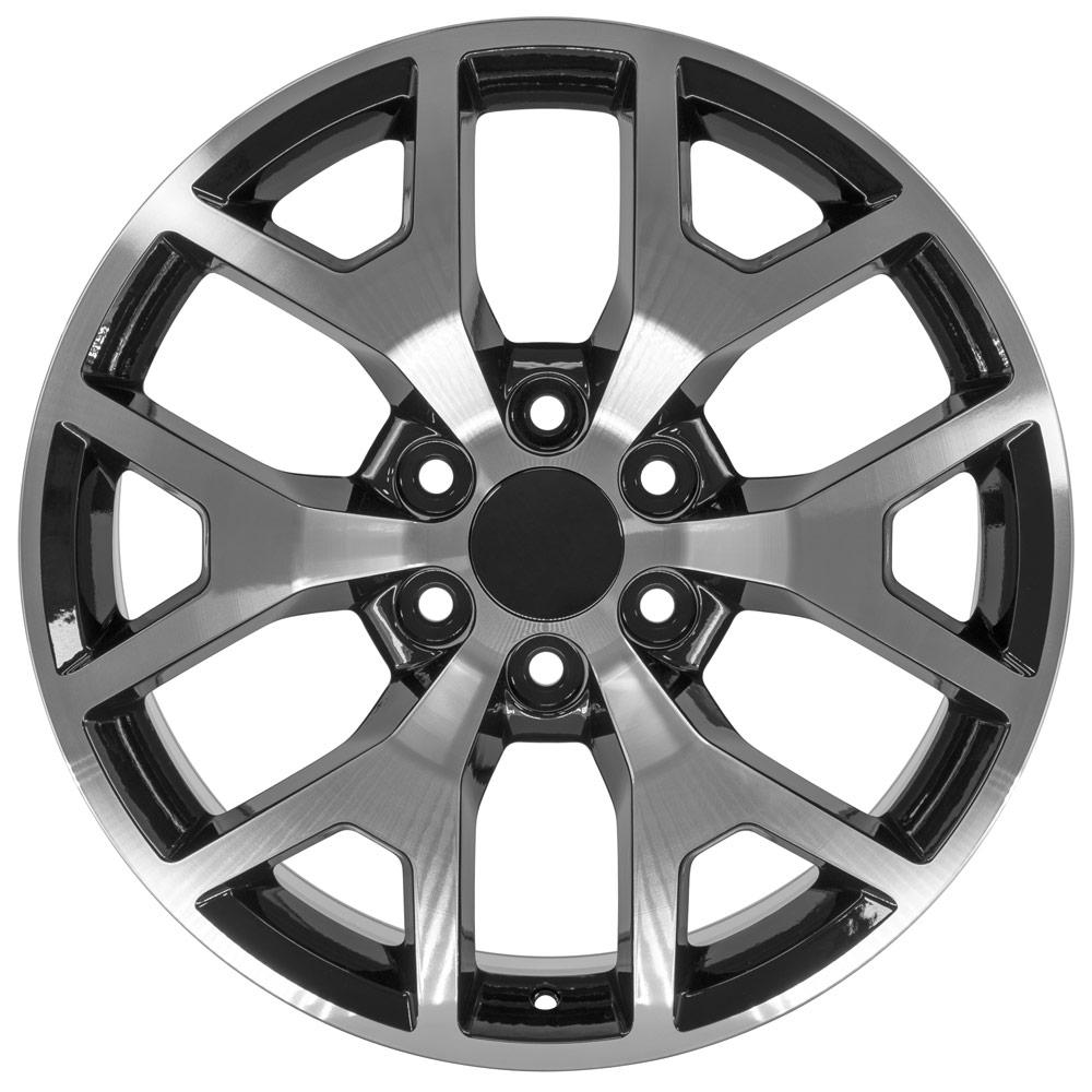 22" Replica CV92 fits GMC Sierra 22x9 Machined-SR1 Performance