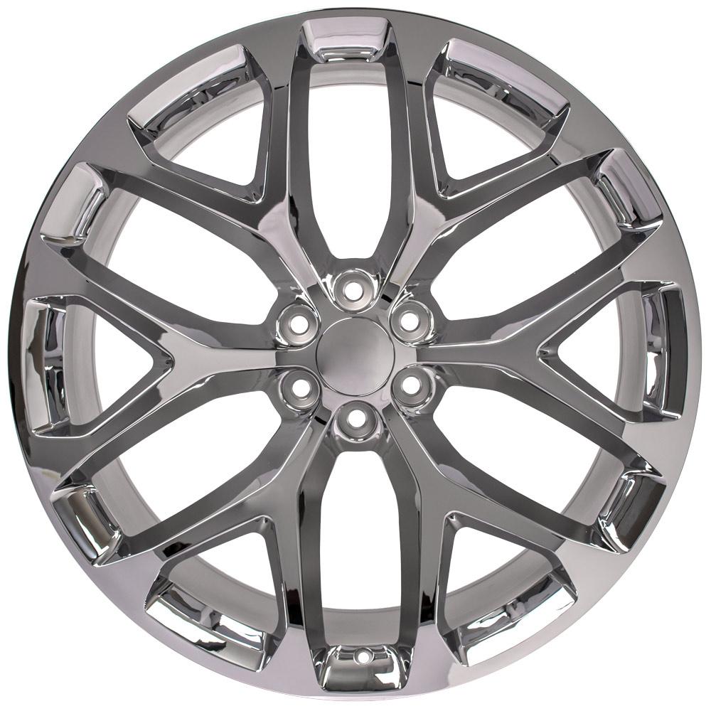 26" Replica CV98B fits Chevy Silverado 26x10 Chrome-SR1 Performance