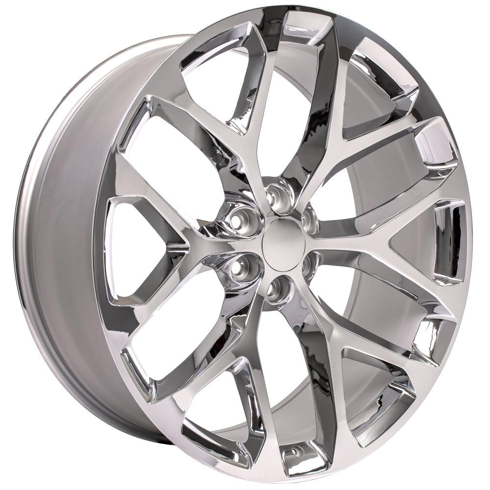 26" Replica CV98B fits Chevy Silverado 26x10 Chrome-SR1 Performance