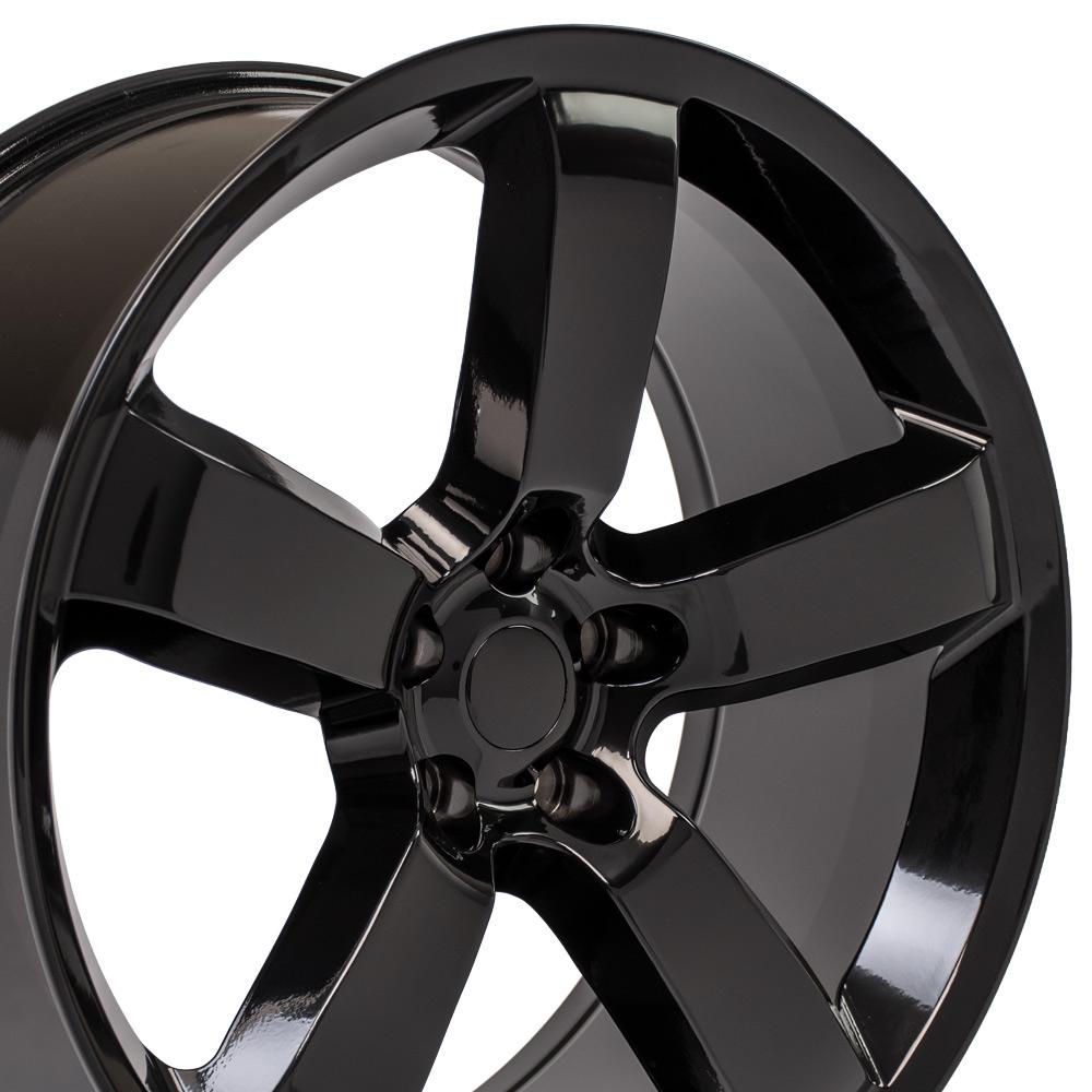 20" Replica DG04 fits Dodge Charger SRT 20x9 Black-SR1 Performance