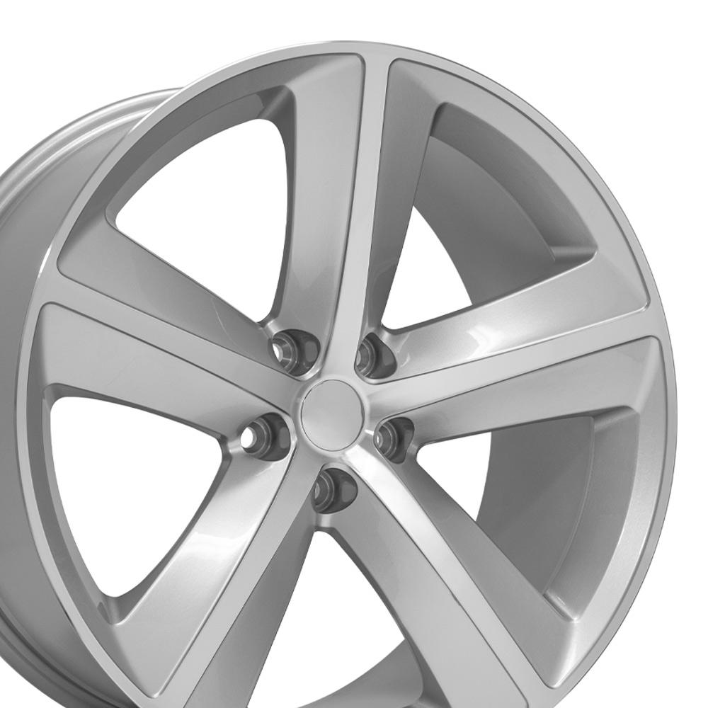 20" Replica DG05 fits Dodge Charger SRT 20x9 Silver-SR1 Performance