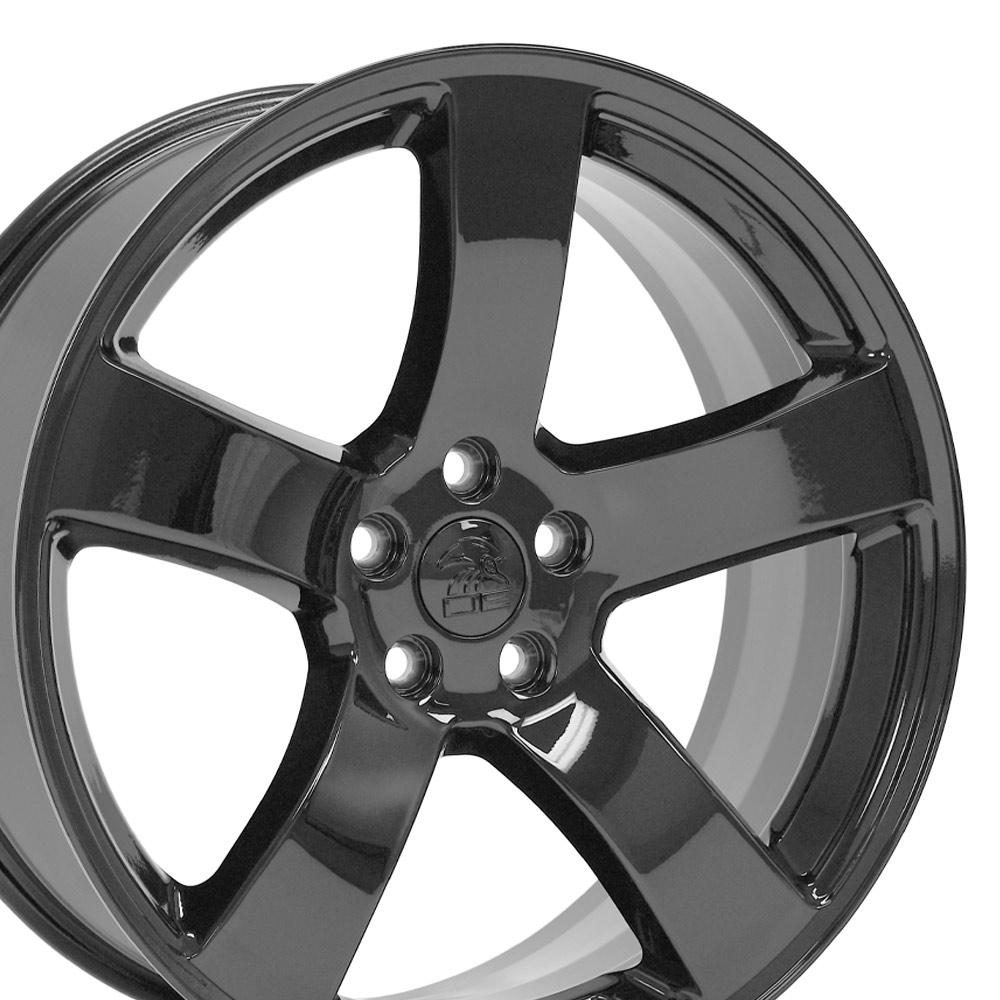 20" Replica DG12 fits Dodge Charger SRT 20x8 Black-SR1 Performance
