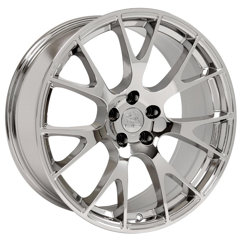 22" Replica DG69 fits Dodge RAM Hellcat 22x10 Chrome-SR1 Performance