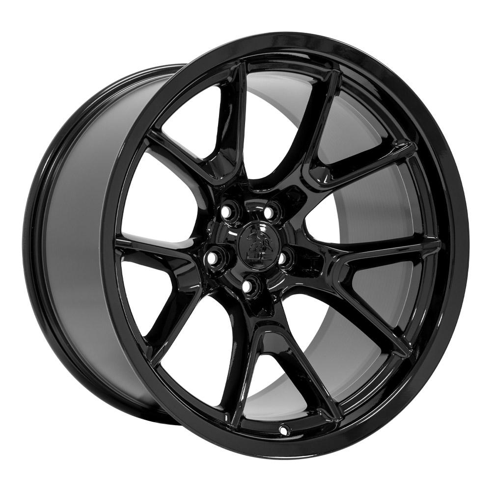 20" Replica DG21 fits Dodge Challenger 20x11 Gloss Black-SR1 Performance