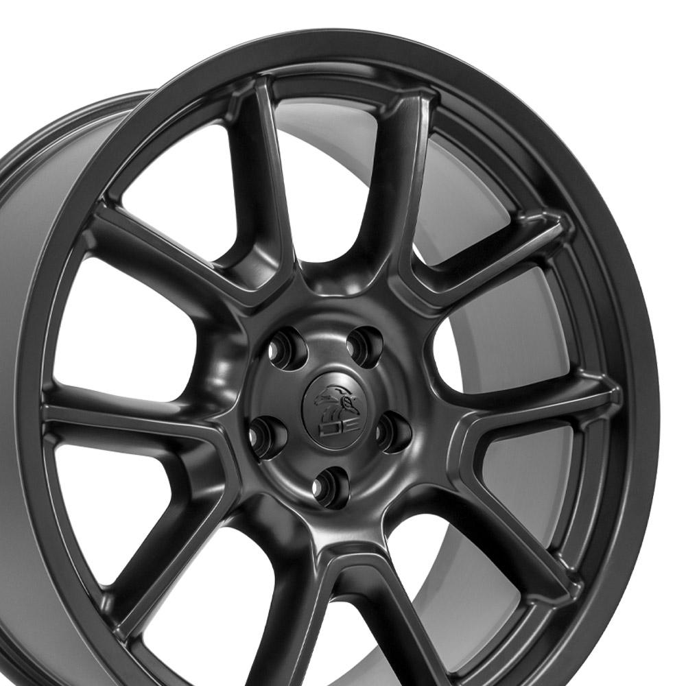 22" Replica DG21 fits Jeep Grand Cherokee 22x9.5 Satin Black-SR1 Performance