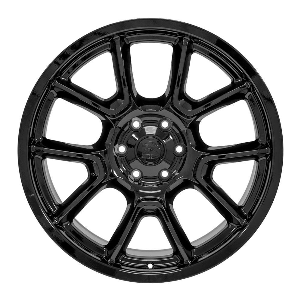 22" Replica DG21 fits Ram 1500 22x9.5 Gloss Black-SR1 Performance