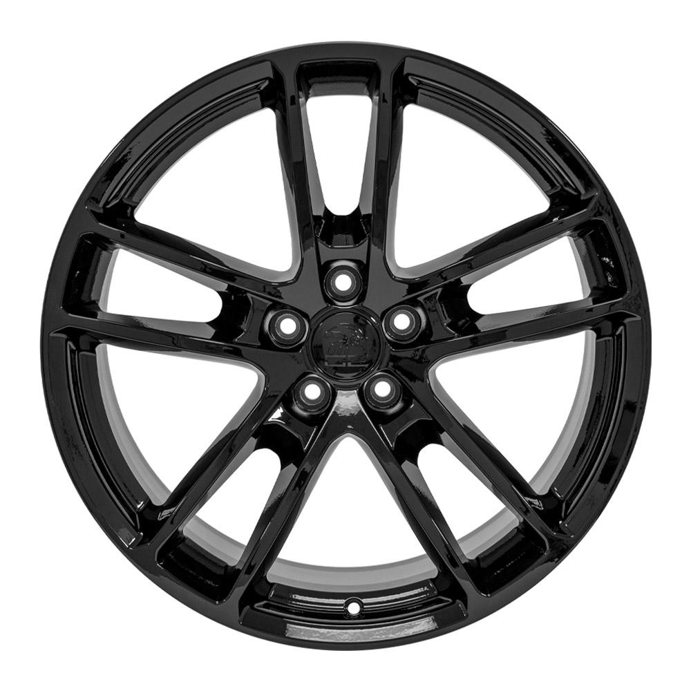 20" Replica DG23 fits Dodge Challenger 20x9 Gloss Black-SR1 Performance