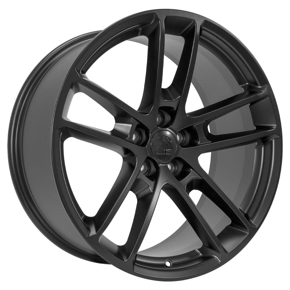 20" Replica DG23 fits Dodge Challenger 20x9 Satin Black-SR1 Performance