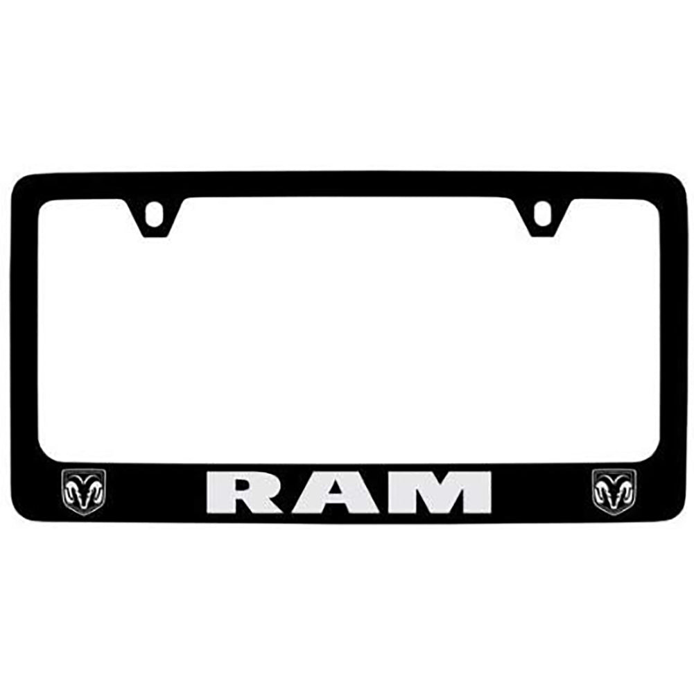 Dodge Ram License Plate Frame - Black-SR1 Performance