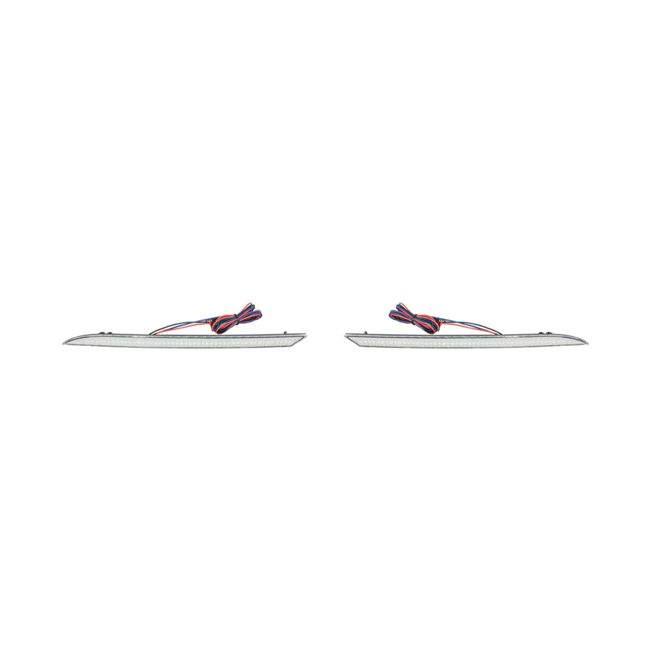 2018-23 Ford Mustang S550 | Rear Bumper Red LED Reflector Light Set