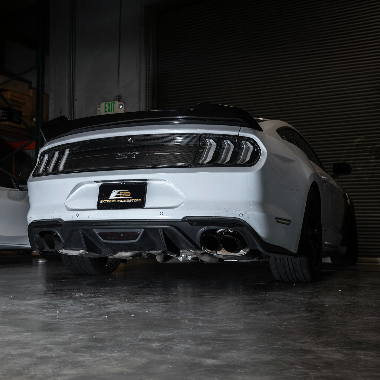 2018-23 Ford Mustang S550 | Rear Bumper Red LED Reflector Light Set