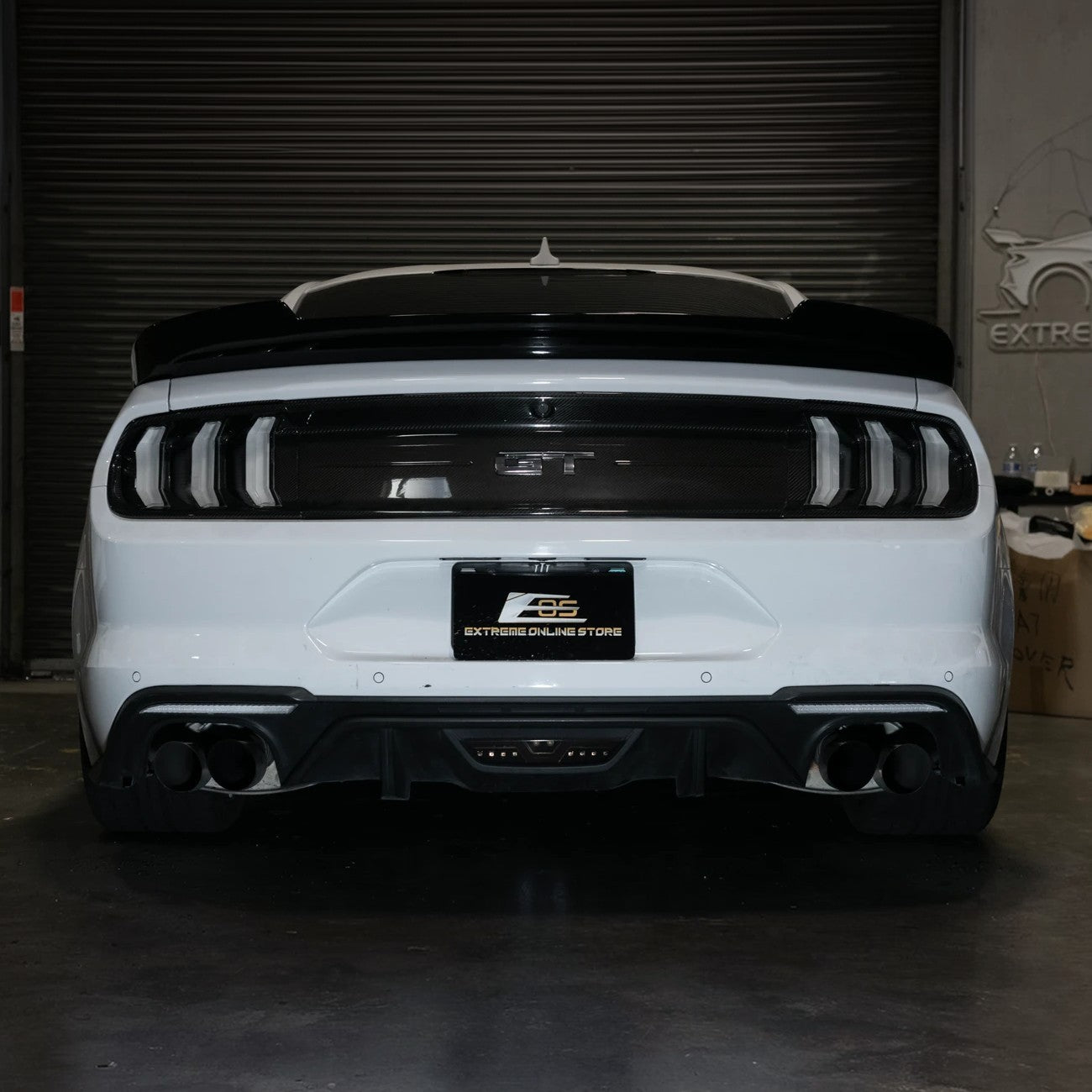 2018-23 Ford Mustang S550 | Rear Bumper Red LED Reflector Light Set