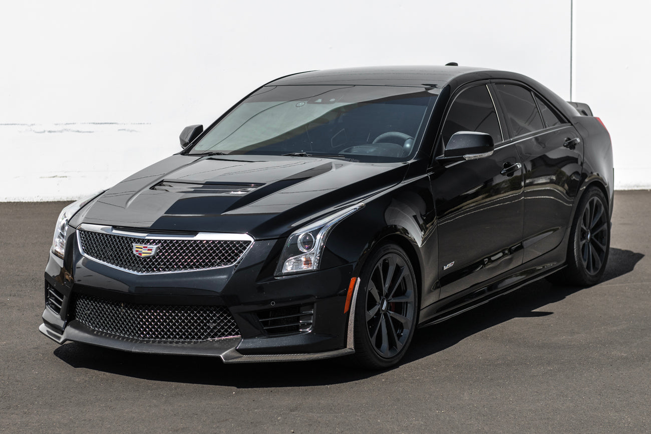 2016-19 Cadillac ATS-V Carbon Fiber Extended Front Splitter & Side Wheel Arch